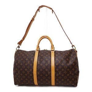 Louis Vuitton Monogram Keepall Bandouliere Travel Boston Bag